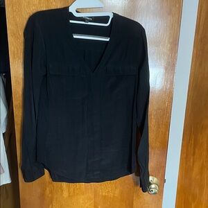 Express Women's Elegant Black Blouse